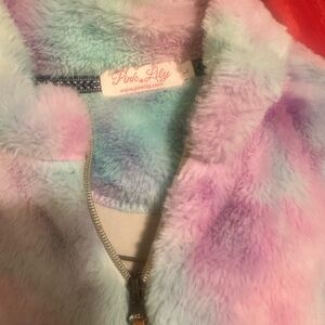 Pink Lily ' Multicolor Fleece Jacket